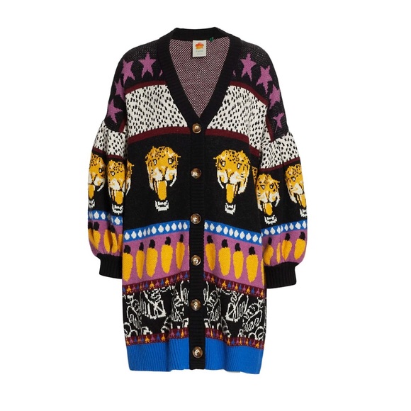 Farm Rio Mix Print Cardigan - Picture 6 of 16